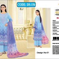 Sufian MALIHA Vol 5 - Luxury Unstitched Embroidered (DS-154)
