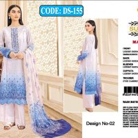 Sufian MALIHA Vol 5 - Luxury Unstitched Embroidered (DS-155)